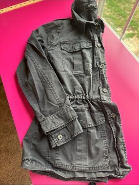 Buffalo David Bitton Black Utility Jacket with Front Pockets